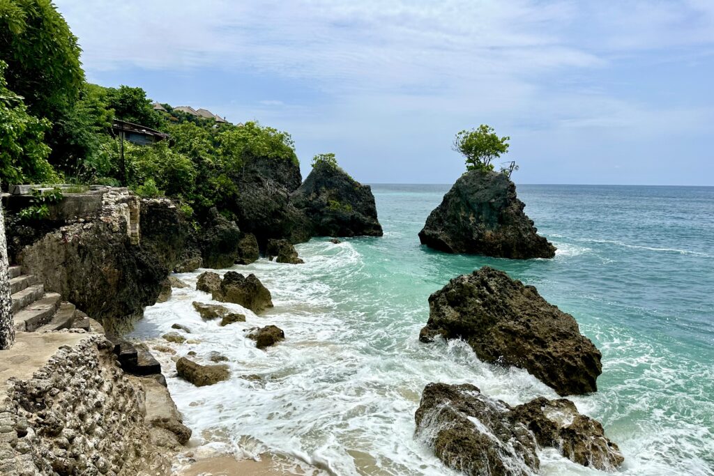 Thomas beach Bali moře